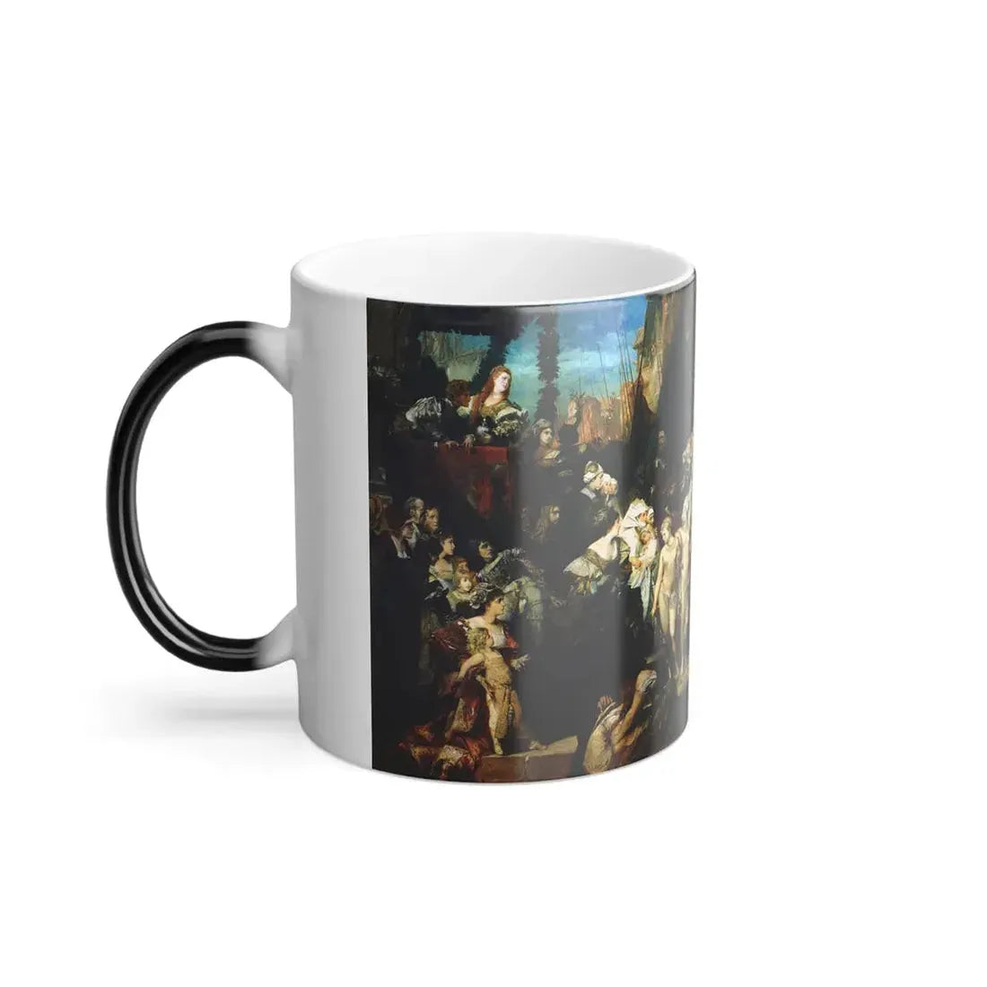 Hans Makart (1840-1884) The Entrance of Emperor Charles V (1500-58) into Antwerp in 1520 - 1878 - Color Changing Mug 11oz - Go Mug Yourself