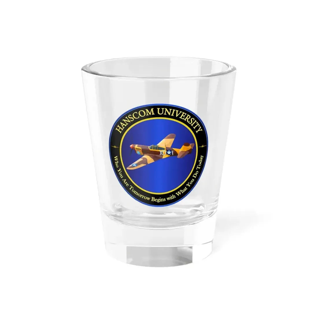 Hanscom University (U.S. Air Force) Shot Glass 1.5oz 1.5oz - Go Mug Yourself
