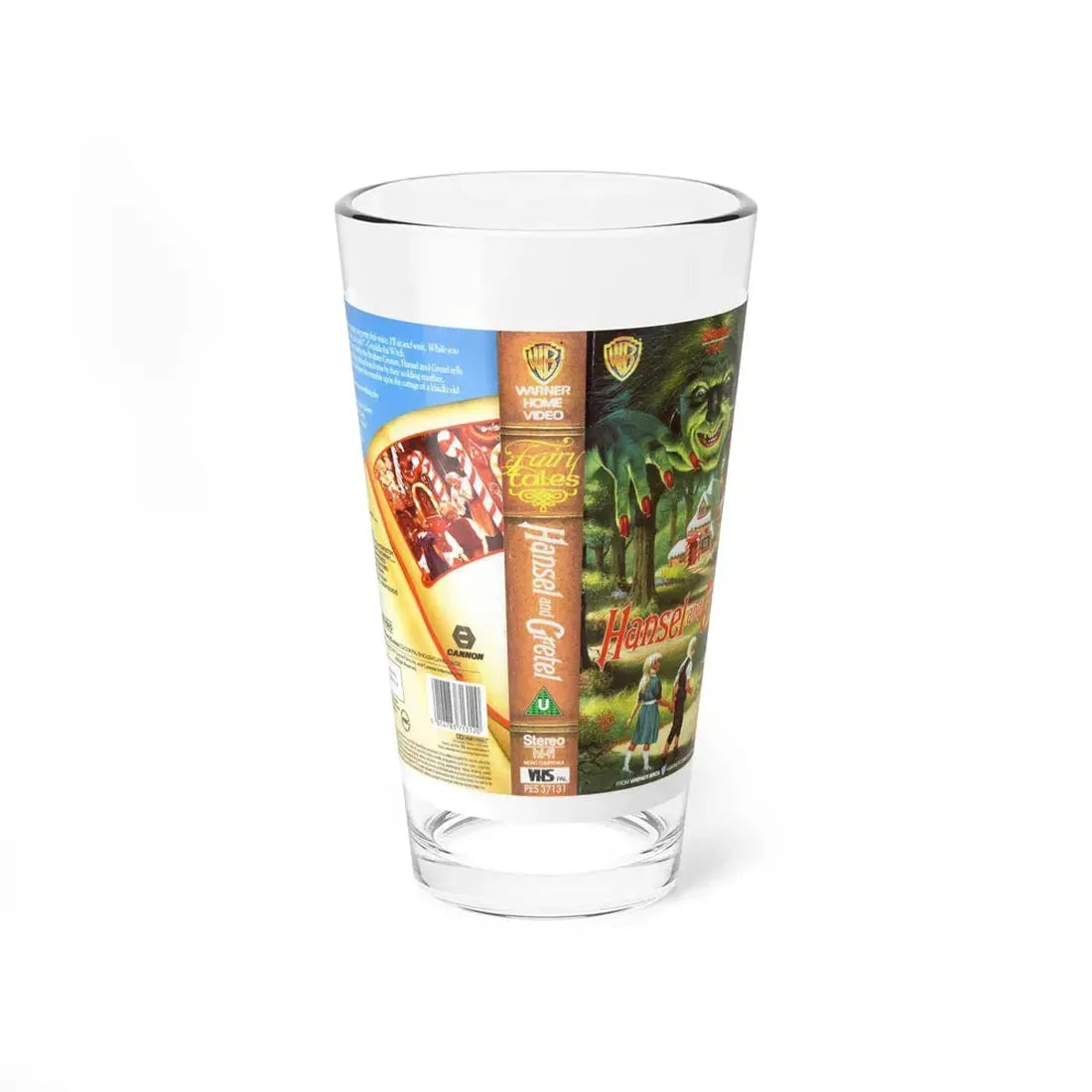 HANSEL AND GRETEL (VHS COVER) Pint Glass 16oz 16oz - Go Mug Yourself