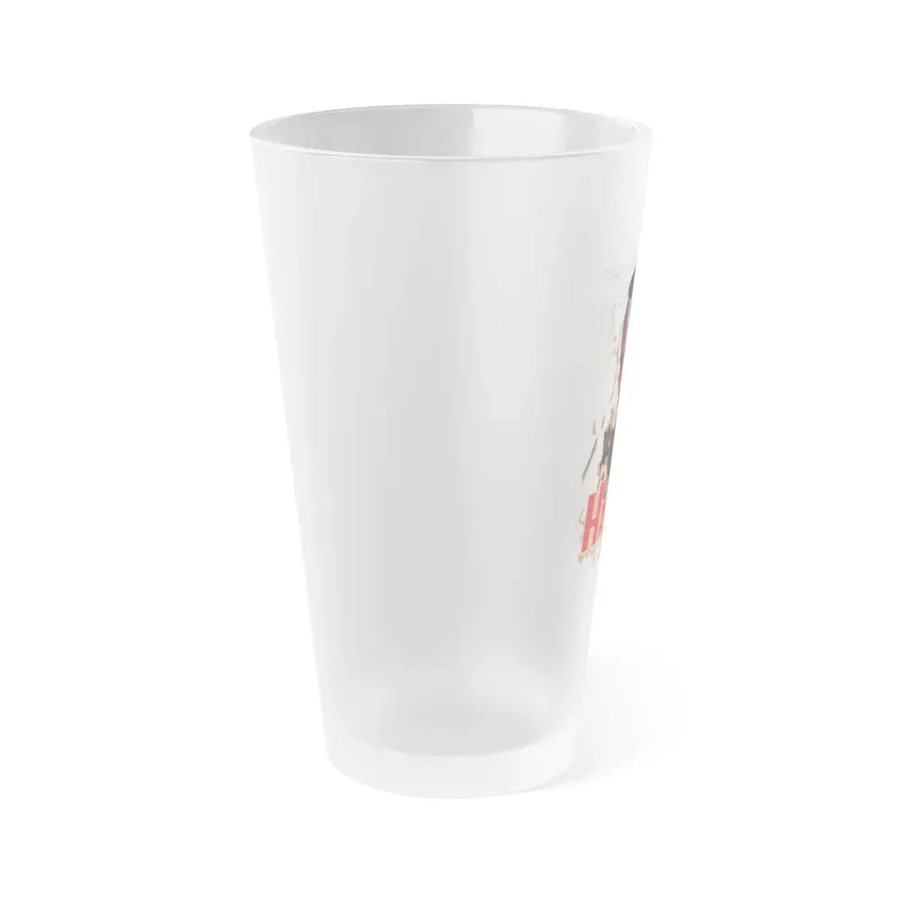 HANZO THE RAZOR SWORD OF JUSTICE 1972 Movie Poster - Frosted Pint Glass 16oz - Go Mug Yourself