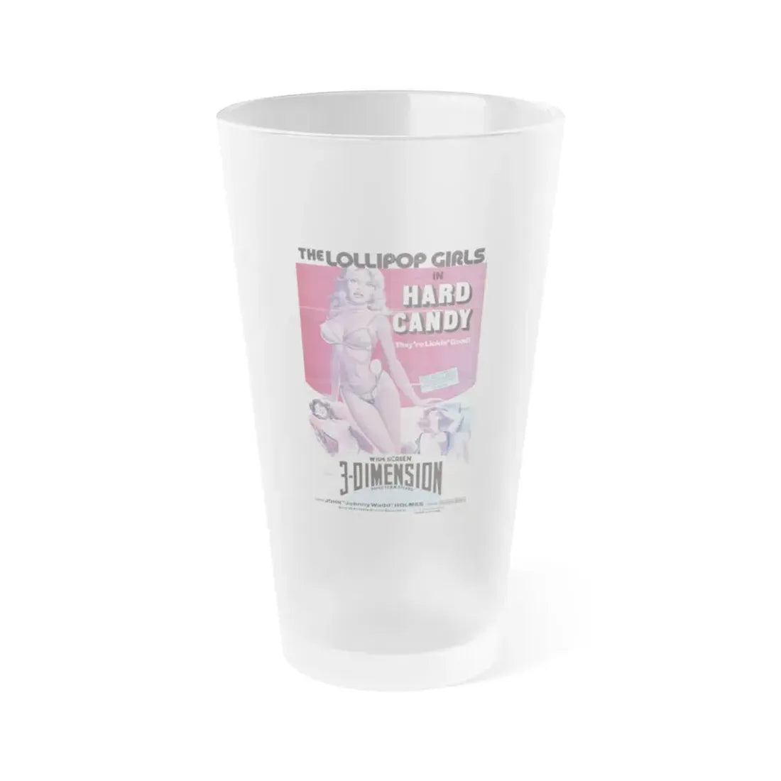 HARD CANDY 1976 Movie Poster - Frosted Pint Glass 16oz 16oz Frosted - Go Mug Yourself