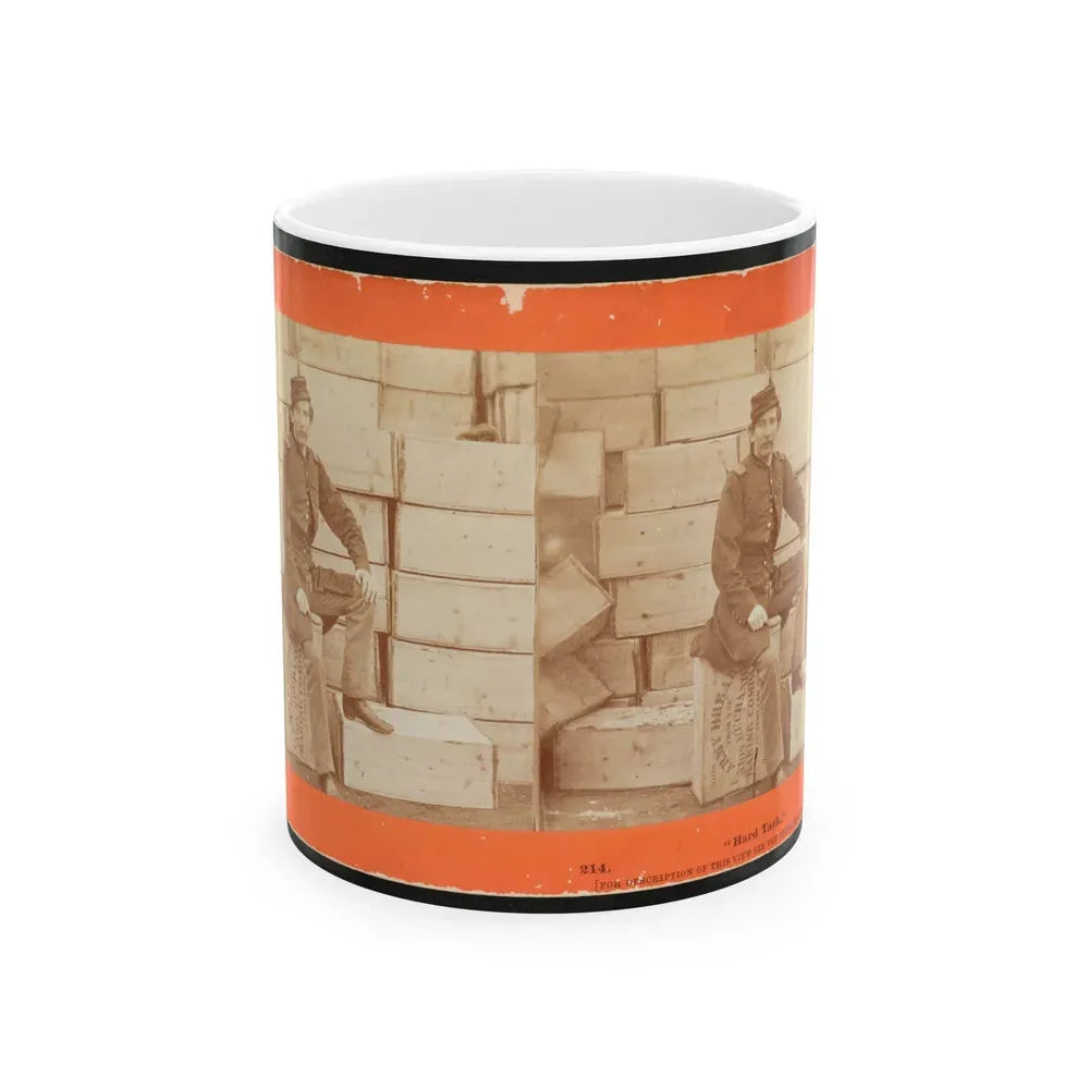 Hard Tack 001 (U.S. Civil War) White Coffee Mug 11oz - Go Mug Yourself
