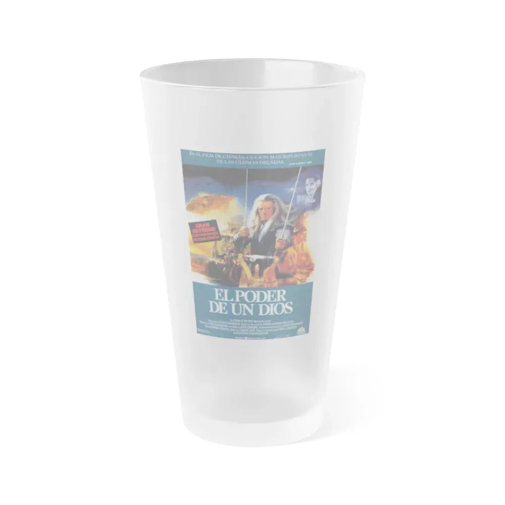 HARD TO BE A GOD 1989 Movie Poster - Frosted Pint Glass 16oz 16oz Frosted - Go Mug Yourself