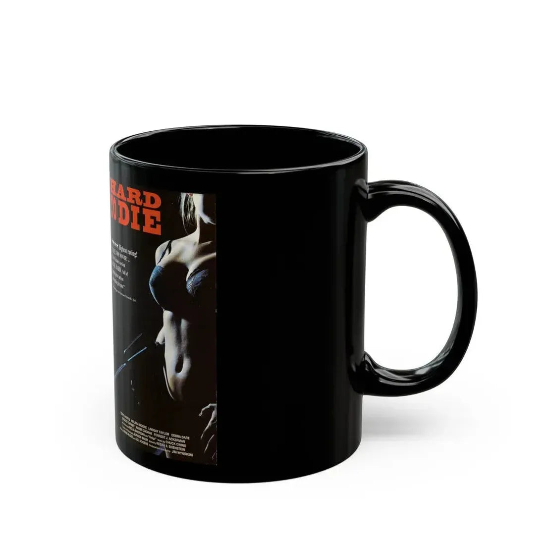 HARD TO DIE (VHS COVER) - Black Coffee Mug - Go Mug Yourself