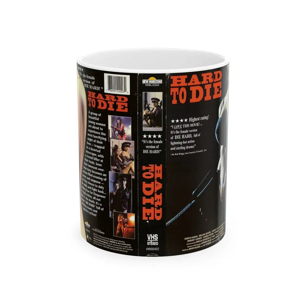 HARD TO DIE (VHS COVER) - White Coffee Mug 11oz - Go Mug Yourself