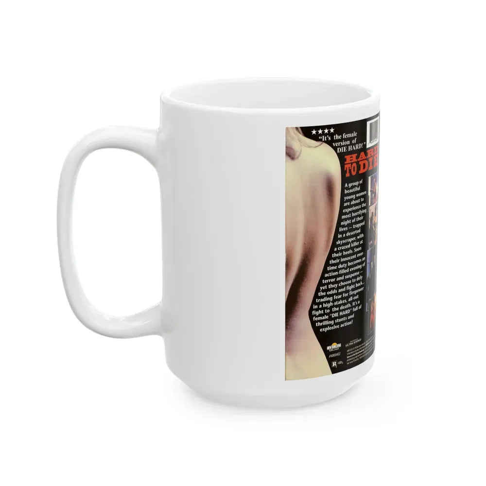 HARD TO DIE (VHS COVER) - White Coffee Mug - Go Mug Yourself