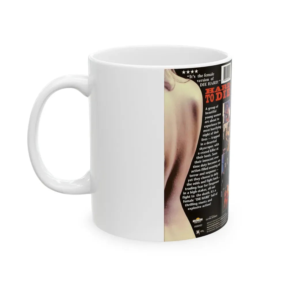 HARD TO DIE (VHS COVER) - White Coffee Mug - Go Mug Yourself