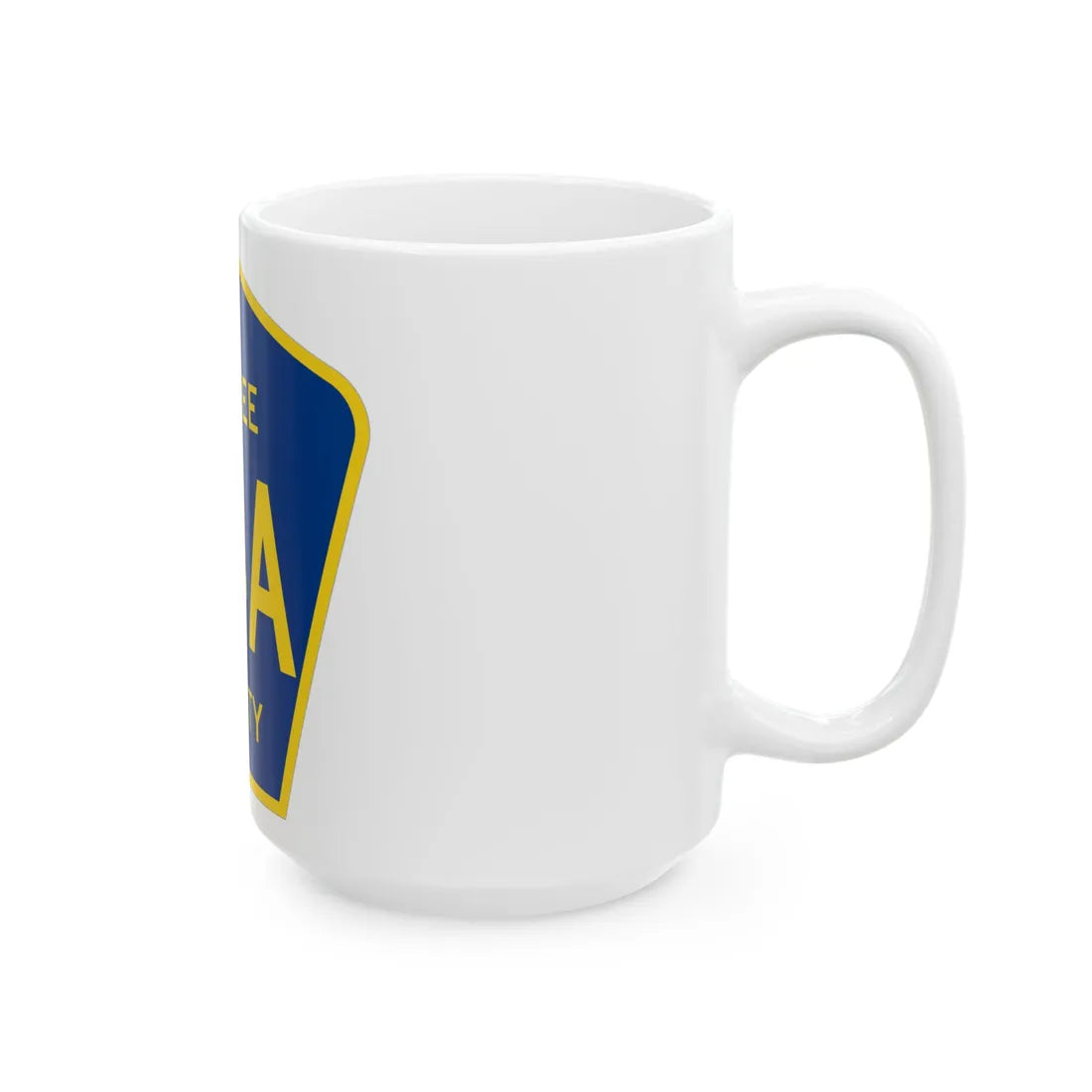 Hardee County 64A (Florida) (Road Sign) White Coffee Mug - Go Mug Yourself