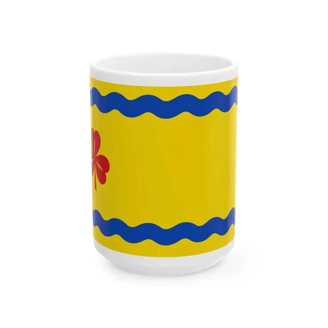 Hardenberg vlag (Netherlands) White Coffee Mug 15oz - Go Mug Yourself