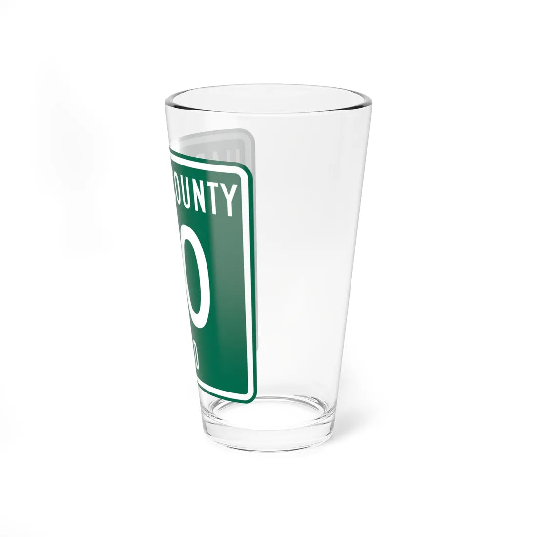 Hardin County Route 110 OH (Ohio) (Road Sign) Pint Glass 16oz - Go Mug Yourself