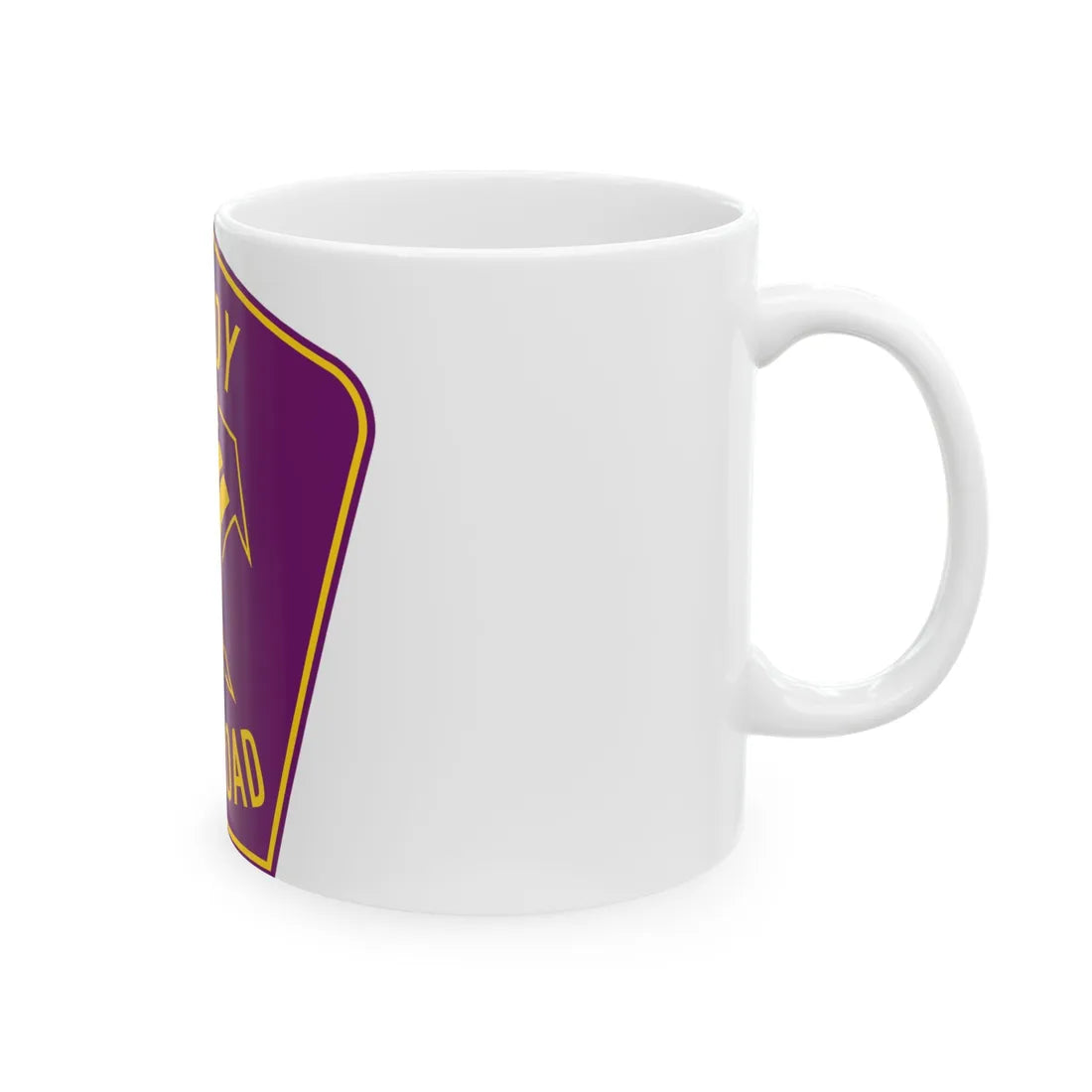 Hardy Toll Road (Texas) (Road Sign) White Coffee Mug - Go Mug Yourself