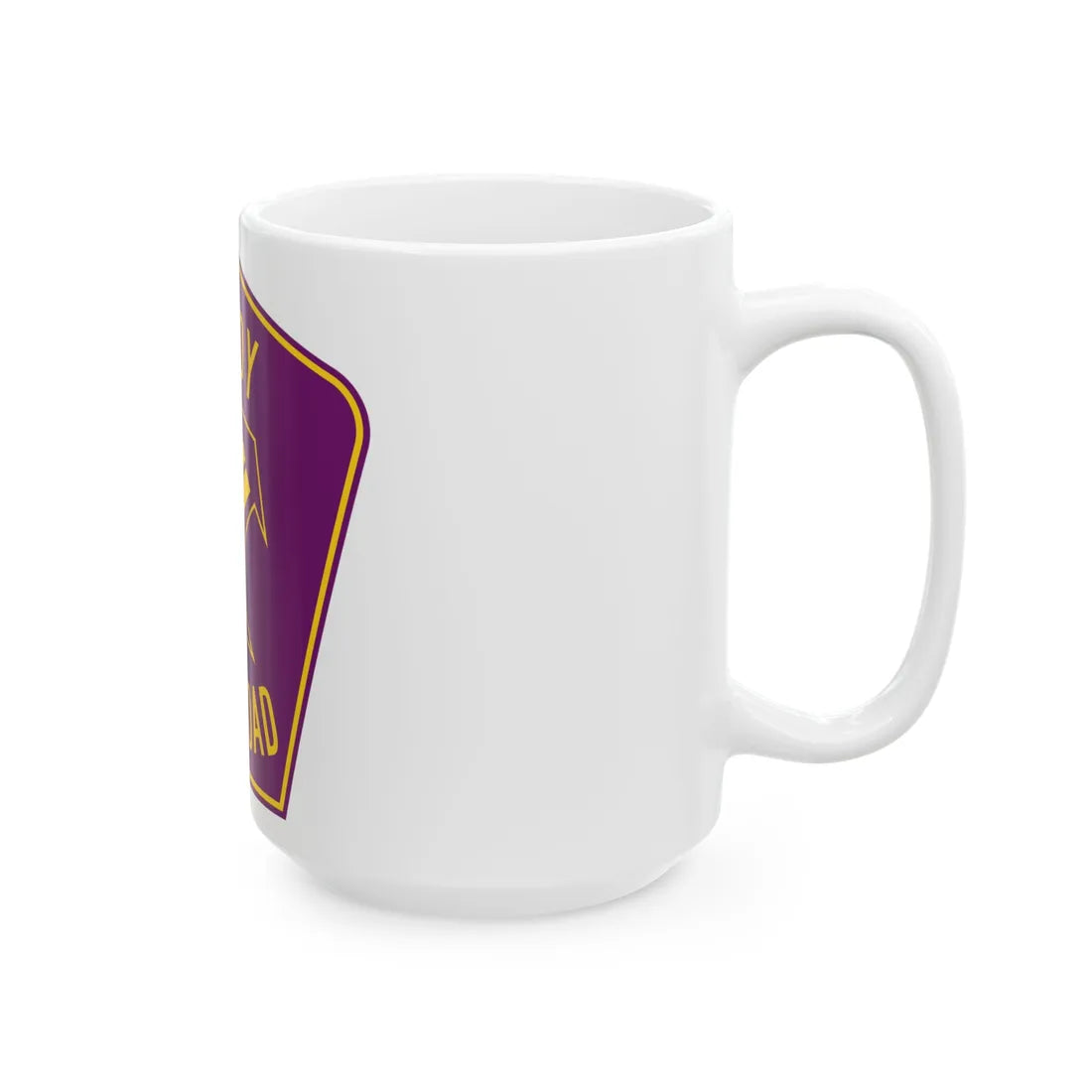 Hardy Toll Road (Texas) (Road Sign) White Coffee Mug - Go Mug Yourself