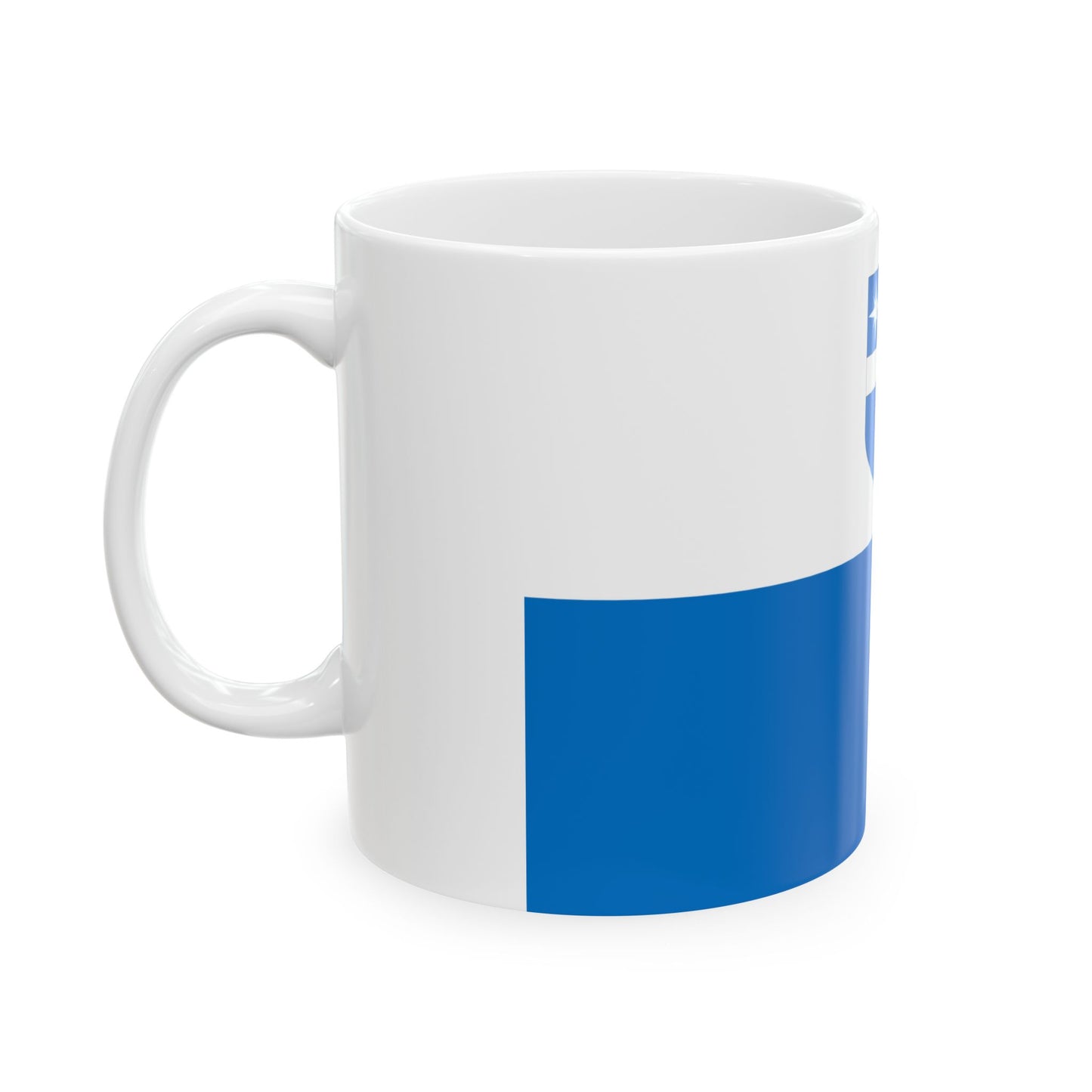 Harku valla lipp (Estonia) White Coffee Mug-Go Mug Yourself