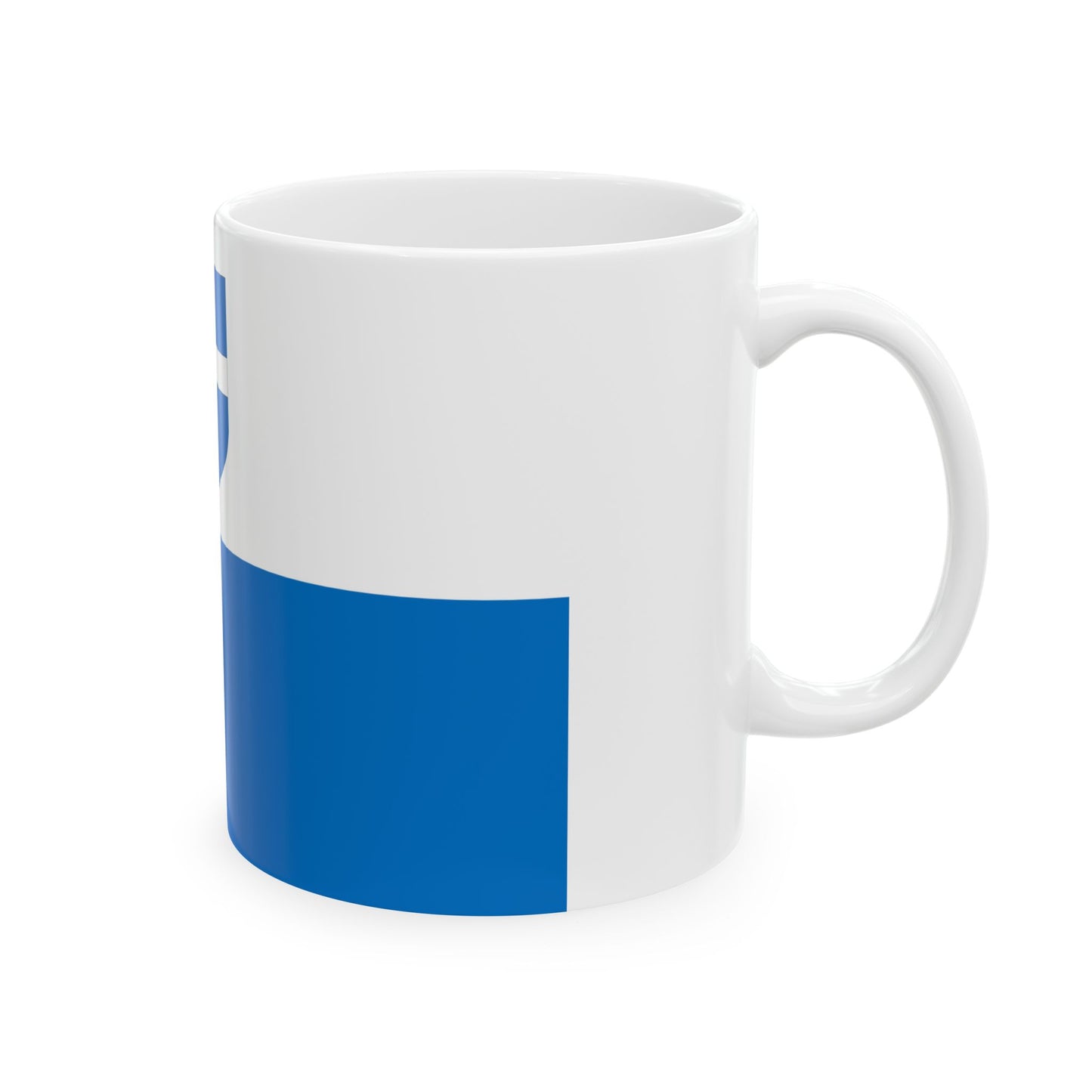 Harku valla lipp (Estonia) White Coffee Mug-Go Mug Yourself