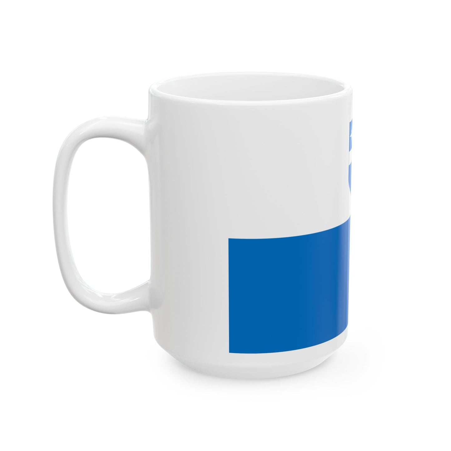 Harku valla lipp (Estonia) White Coffee Mug-Go Mug Yourself