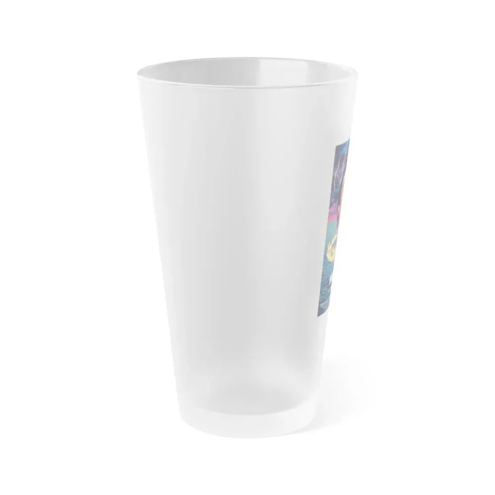 HARLEQUIN 1980 Movie Poster - Frosted Pint Glass 16oz - Go Mug Yourself