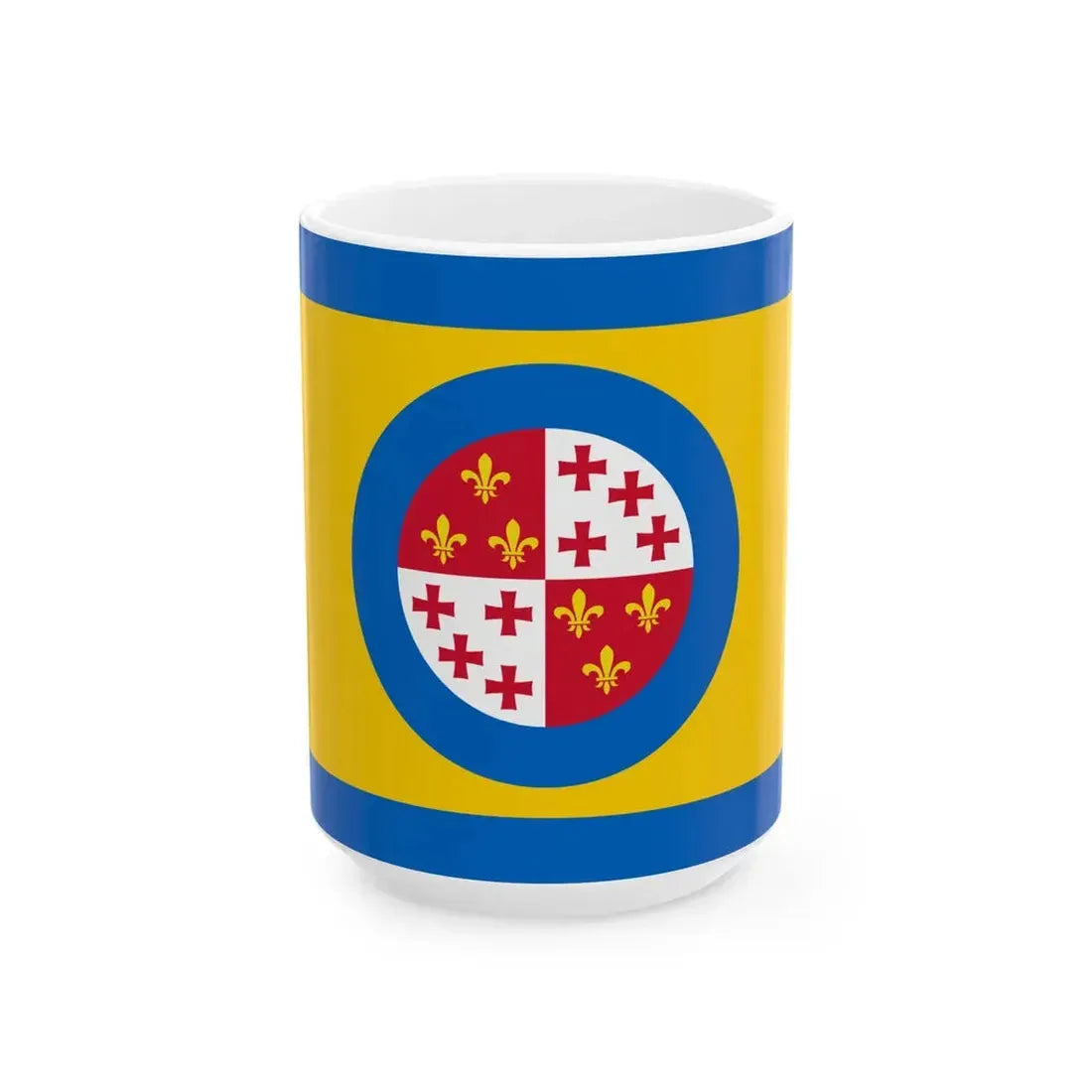 Harlingen flag (Netherlands) White Coffee Mug 15oz - Go Mug Yourself