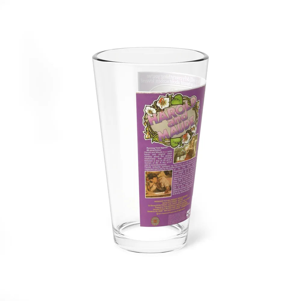 HAROLD AND MAUDE (VHS COVER) Pint Glass 16oz - Go Mug Yourself
