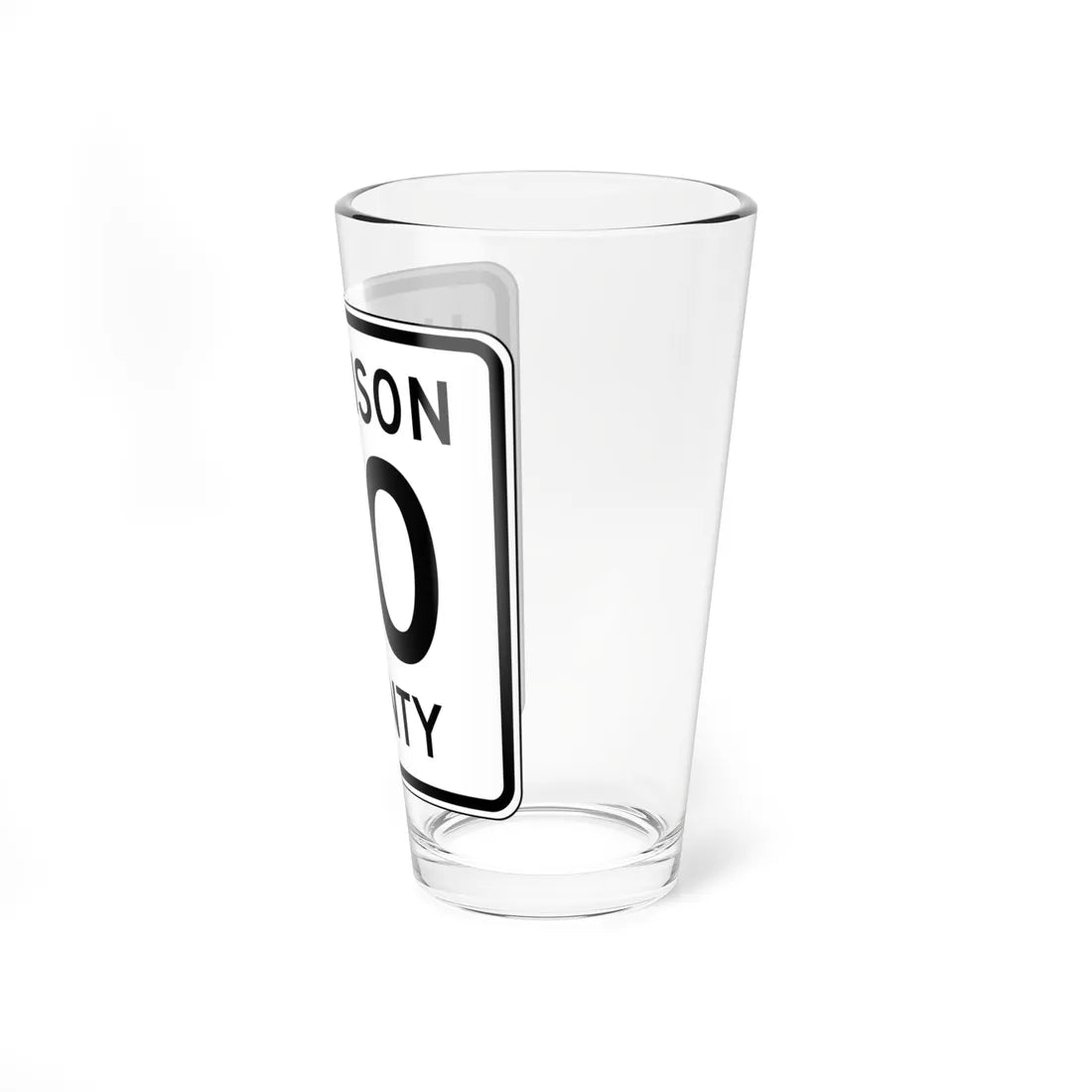 Harrison County Route 60 OH (Ohio) (Road Sign) Pint Glass 16oz - Go Mug Yourself