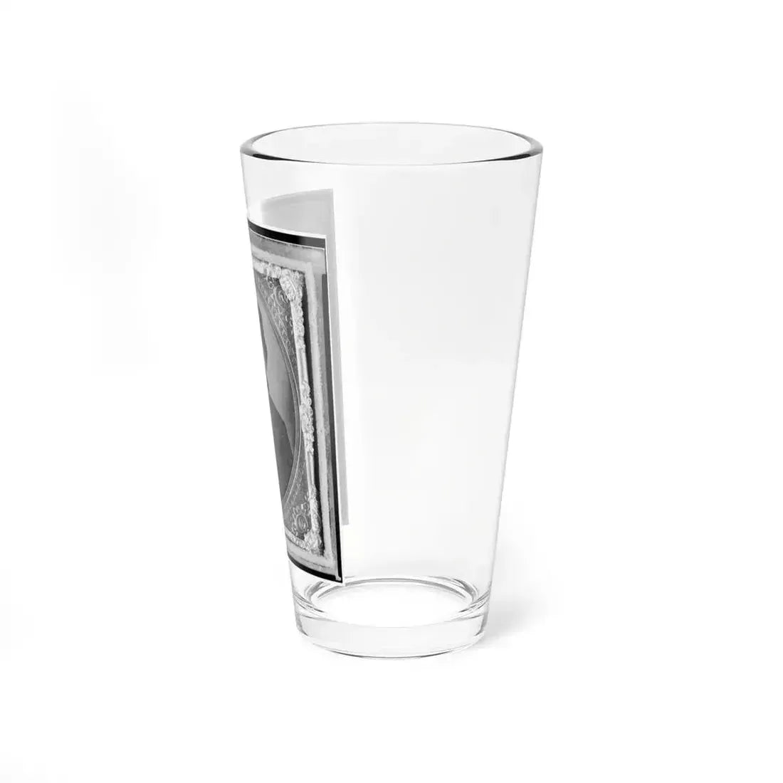 Harrison (Harry) Corbin, Pvt., U.S.A., Half-Length Portrait Facing Front (U.S. Civil War) Pint Glass 16oz - Go Mug Yourself