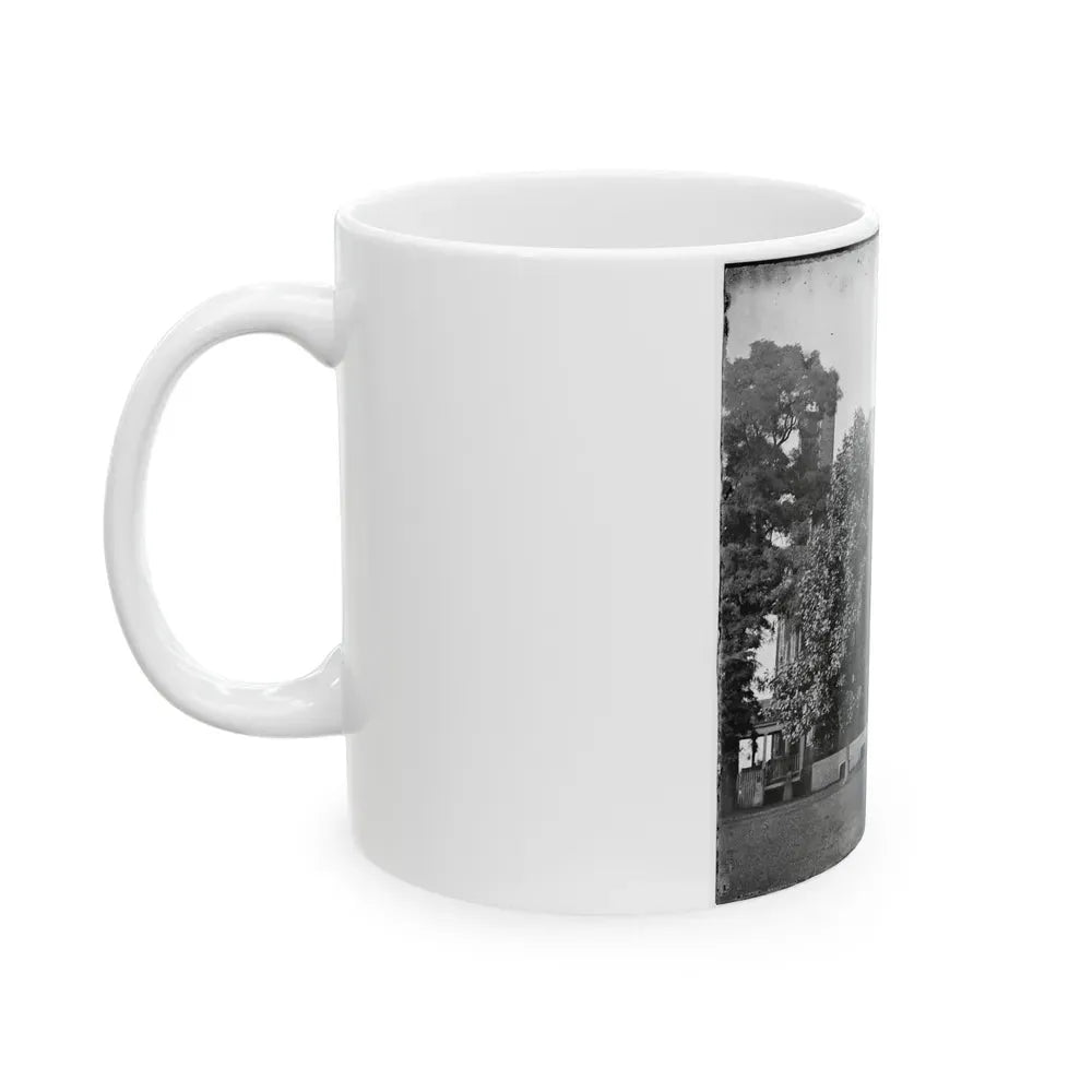 Harrison's Landing, Va., Vicinity. Westover House (U.S. Civil War) White Coffee Mug - Go Mug Yourself