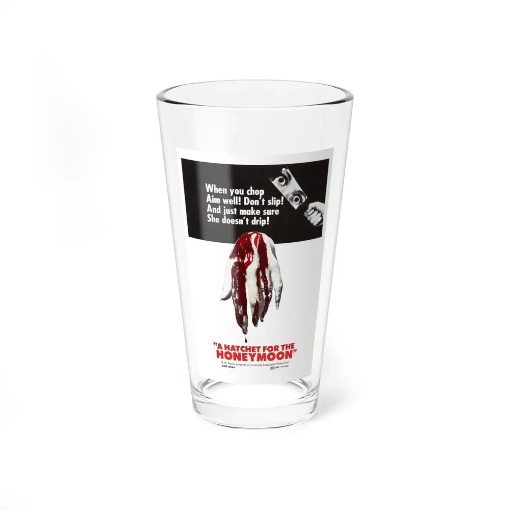 HATCHET FOR THE HONEYMOON 1970 Movie Poster - Pint Glass 16oz 16oz - Go Mug Yourself