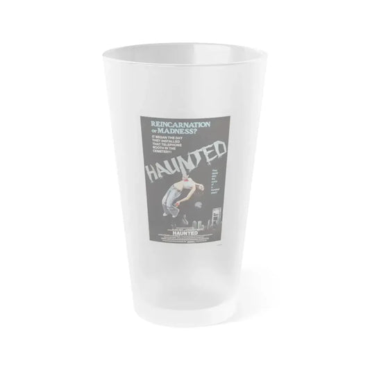 HAUNTED 1977 Movie Poster - Frosted Pint Glass 16oz Default Title - Go Mug Yourself
