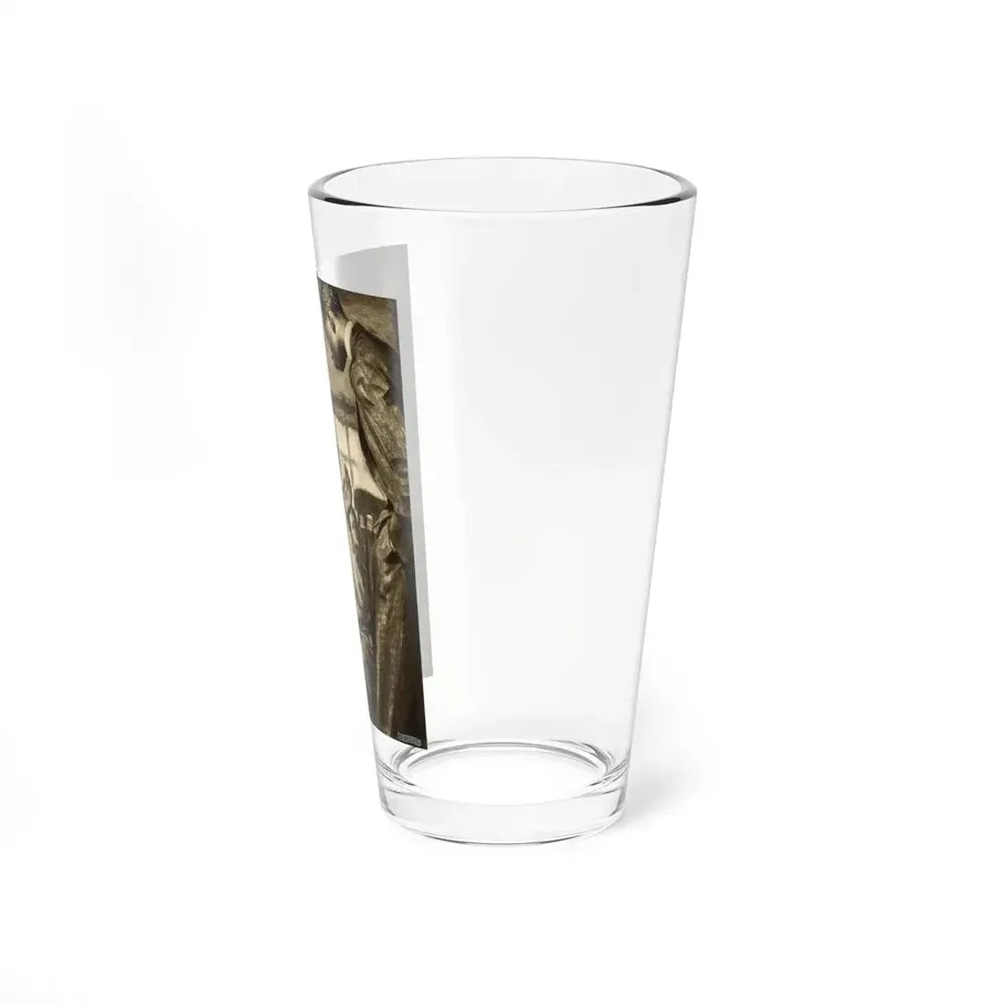 Having a Laugh, Saturday Evening Post story illustration - Pint Glass 16oz - Go Mug Yourself