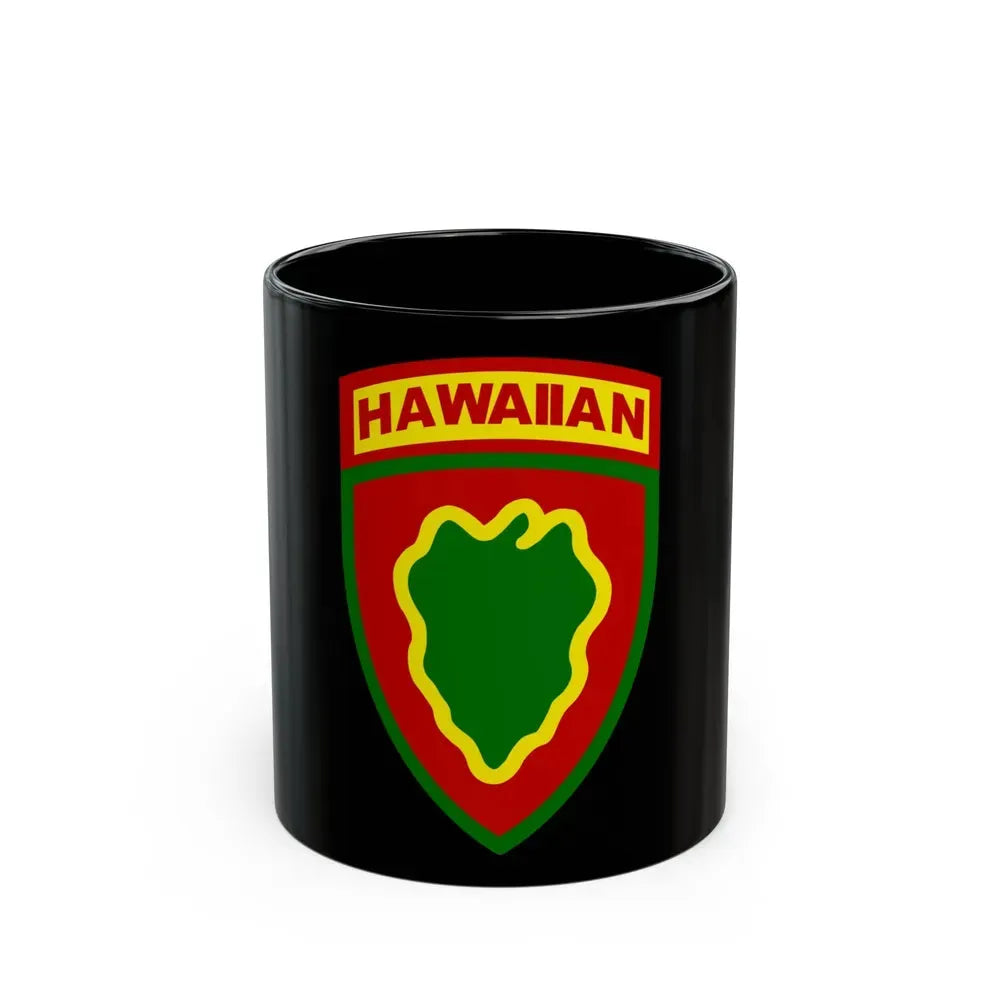 Hawaiian Division (U.S. Army) Black Coffee Mug 11oz - Go Mug Yourself