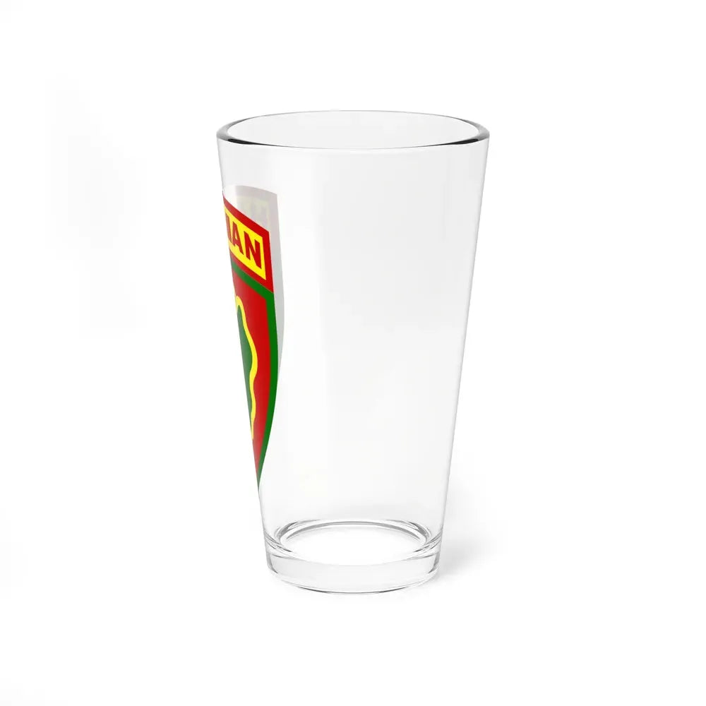 Hawaiian Division (U.S. Army) Pint Glass 16oz - Go Mug Yourself