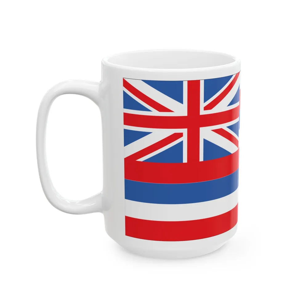 Hawaiian Flag Official (United States) White Coffee Mug - Go Mug Yourself