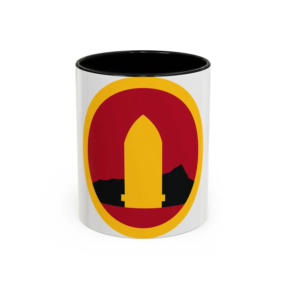 Hawaiian Seperate Coast Artillery Brigade (U.S. Army) Accent Coffee Mug 11oz Black - Go Mug Yourself