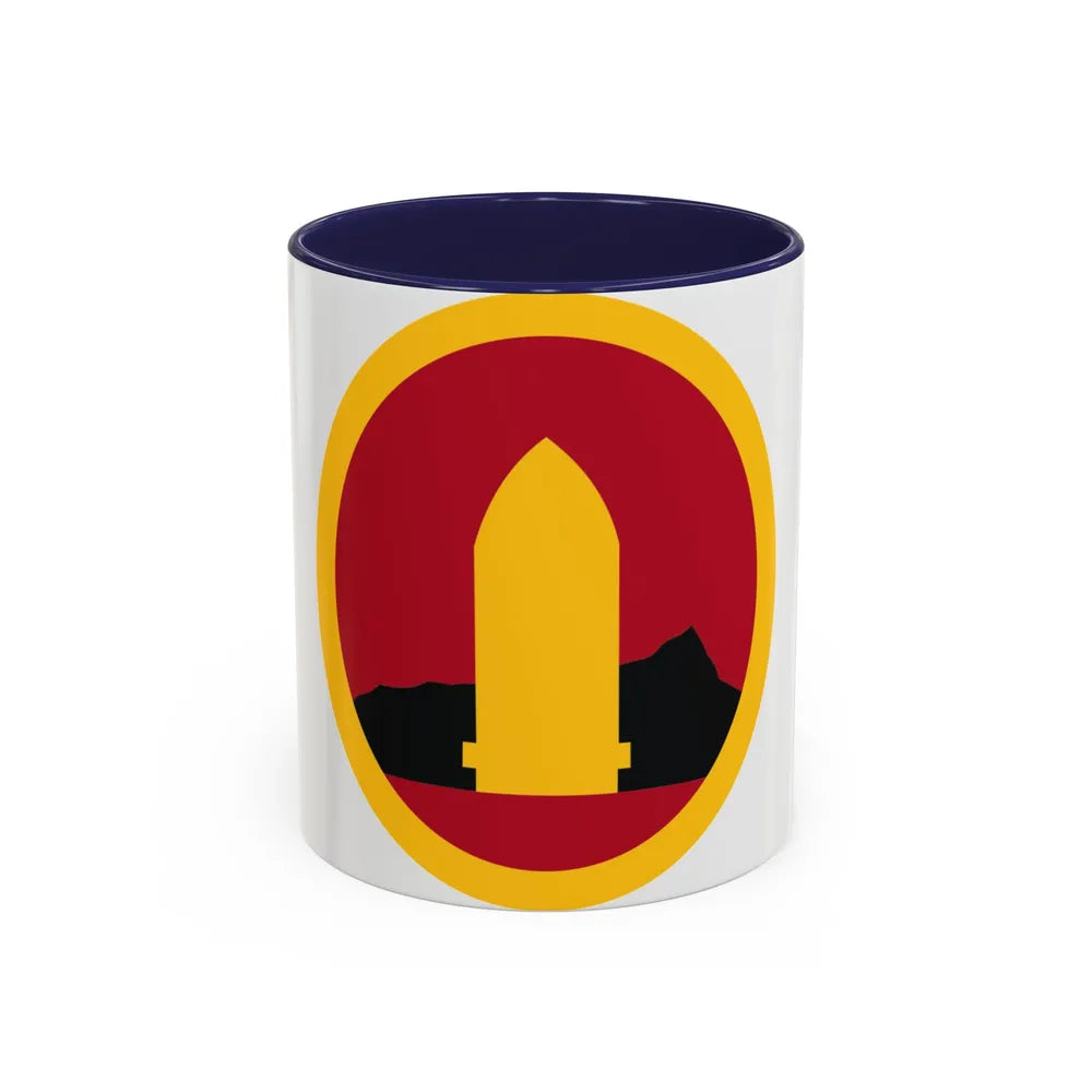 Hawaiian Seperate Coast Artillery Brigade (U.S. Army) Accent Coffee Mug 11oz Navy - Go Mug Yourself
