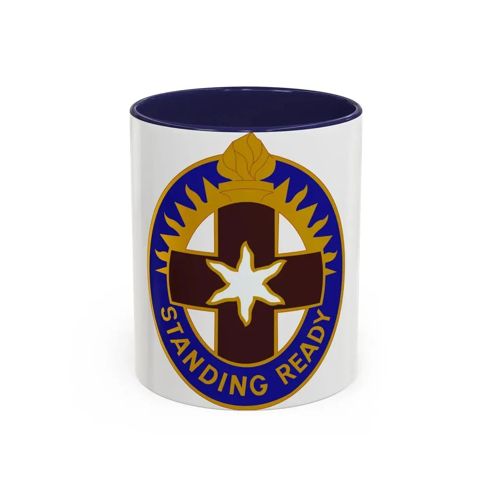 Hawley US Community Hospital (U.S. Army) Accent Coffee Mug 11oz Navy - Go Mug Yourself