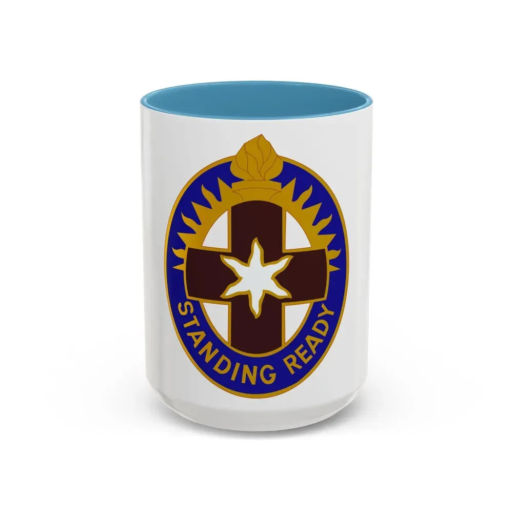 Hawley US Community Hospital (U.S. Army) Accent Coffee Mug 15oz Light Blue - Go Mug Yourself