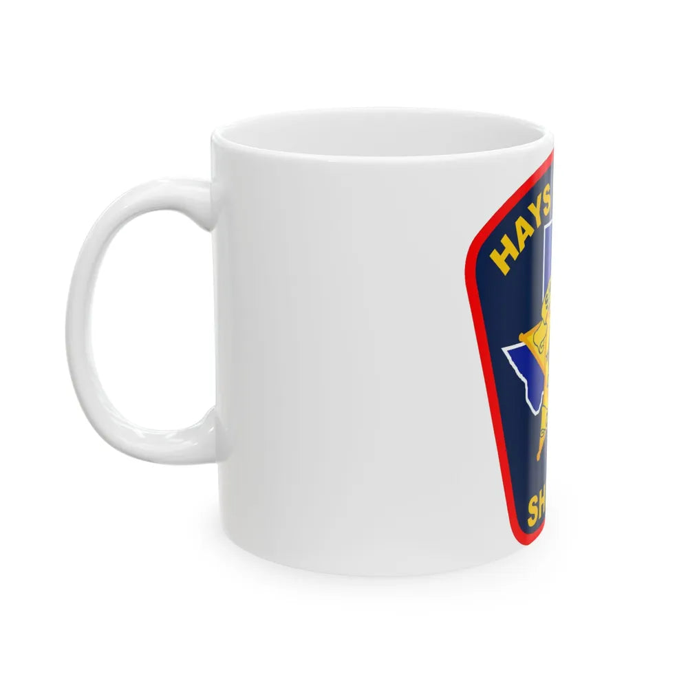 Hays County Sherrif Texas - White Coffee Mug - Go Mug Yourself