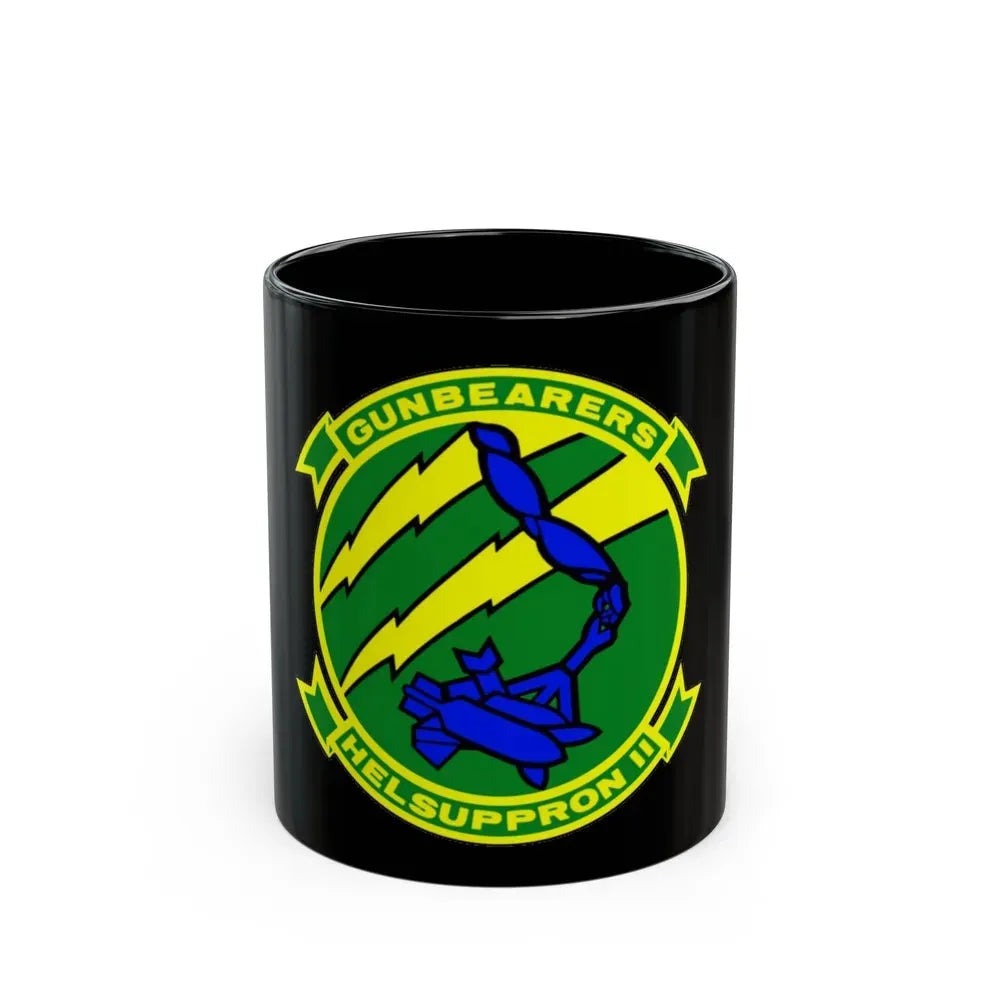 HC 11 Helicopter Combat Support Squadron 11 (U.S. Navy) Black Coffee Mug 11oz - Go Mug Yourself