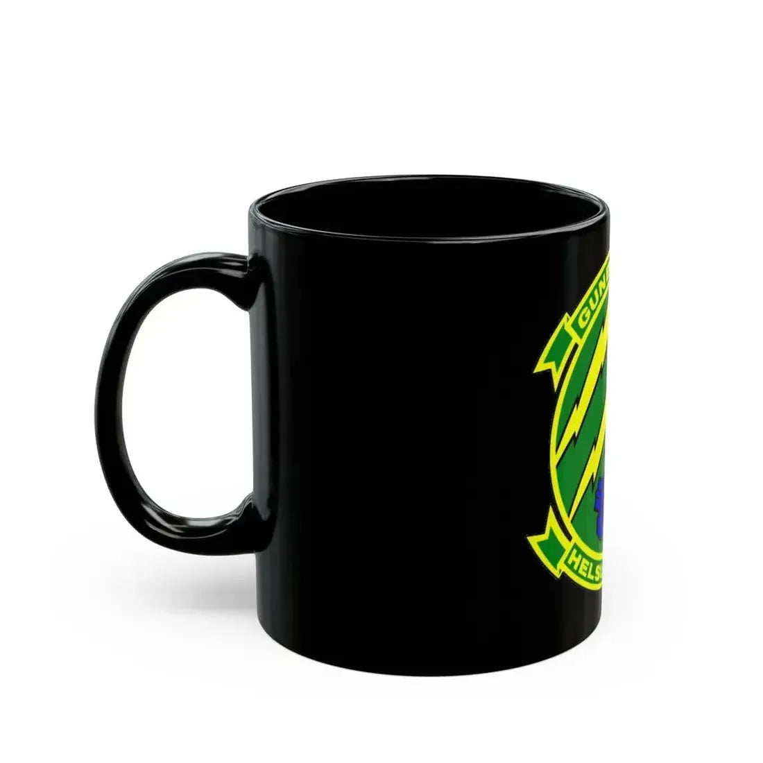 HC 11 Helicopter Combat Support Squadron 11 (U.S. Navy) Black Coffee Mug - Go Mug Yourself