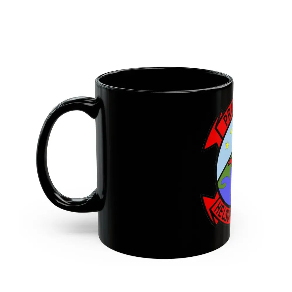 HC 5 Helicopter Combat Support Squadron 5 (U.S. Navy) Black Coffee Mug - Go Mug Yourself