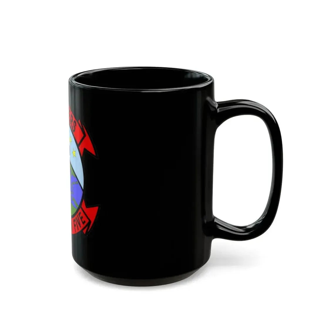HC 5 Helicopter Combat Support Squadron 5 (U.S. Navy) Black Coffee Mug - Go Mug Yourself