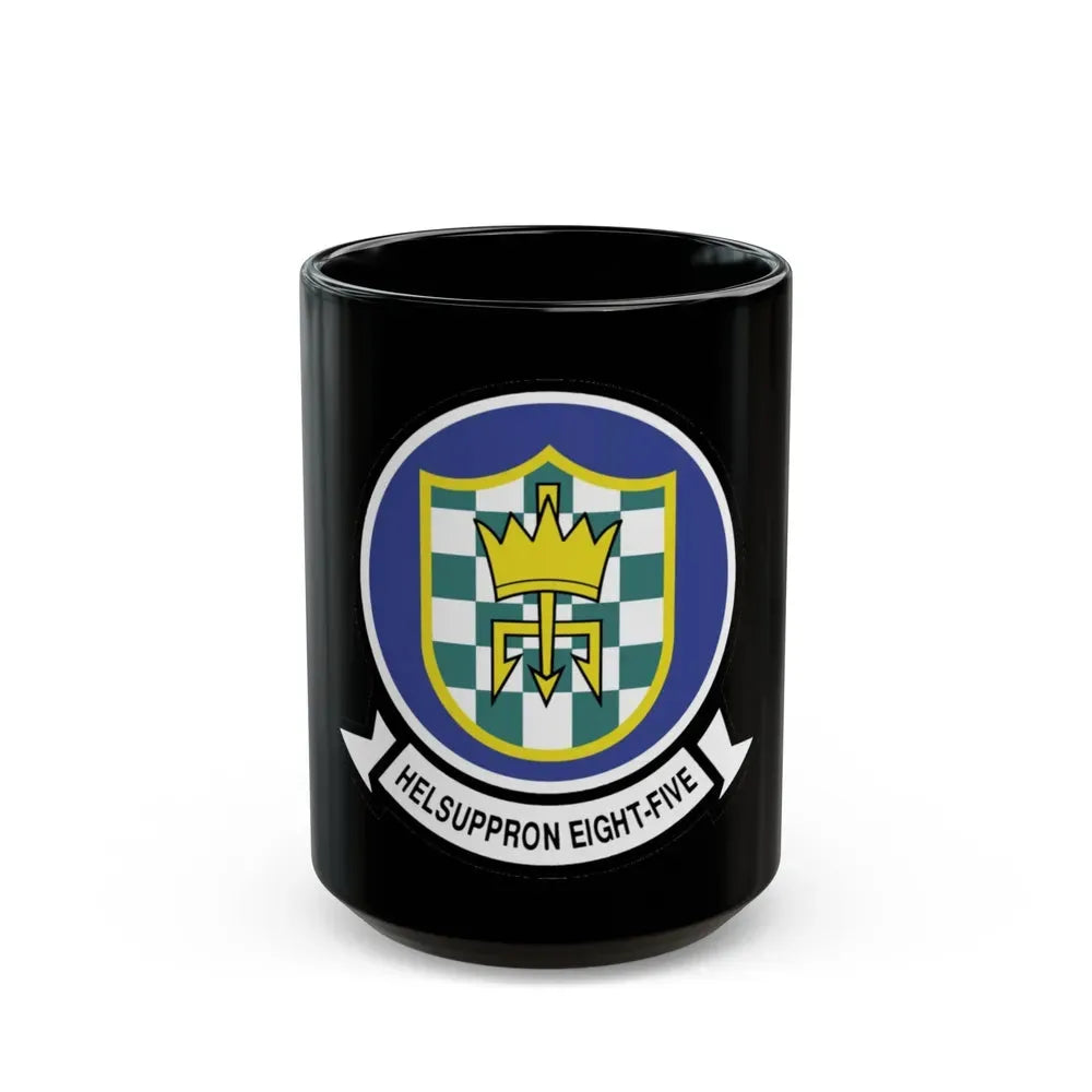 HC 85 Helicopter Combat Support Squadron 85 (U.S. Navy) Black Coffee Mug 15oz - Go Mug Yourself