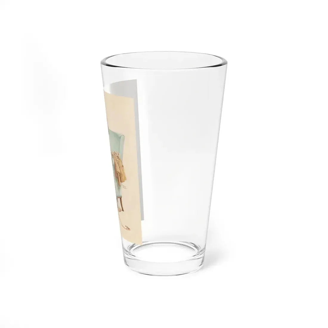 He Already Went, The Saturday Evening Post cover, December 5, 1936 - Pint Glass 16oz - Go Mug Yourself