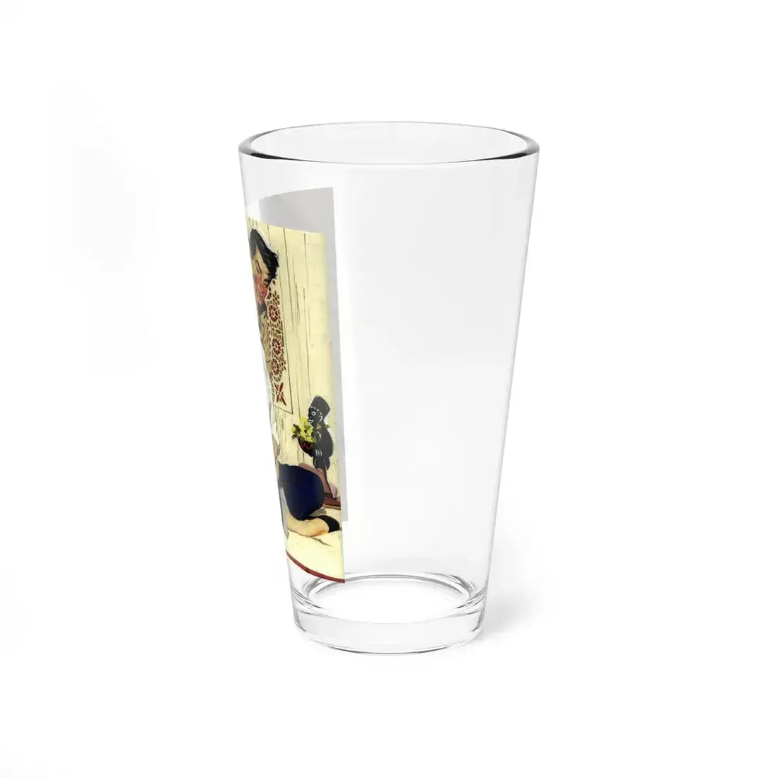 He Tried in Vain to Convince Her Move to Moose Jaw, Saskatchewan, 1950 - Pint Glass 16oz - Go Mug Yourself