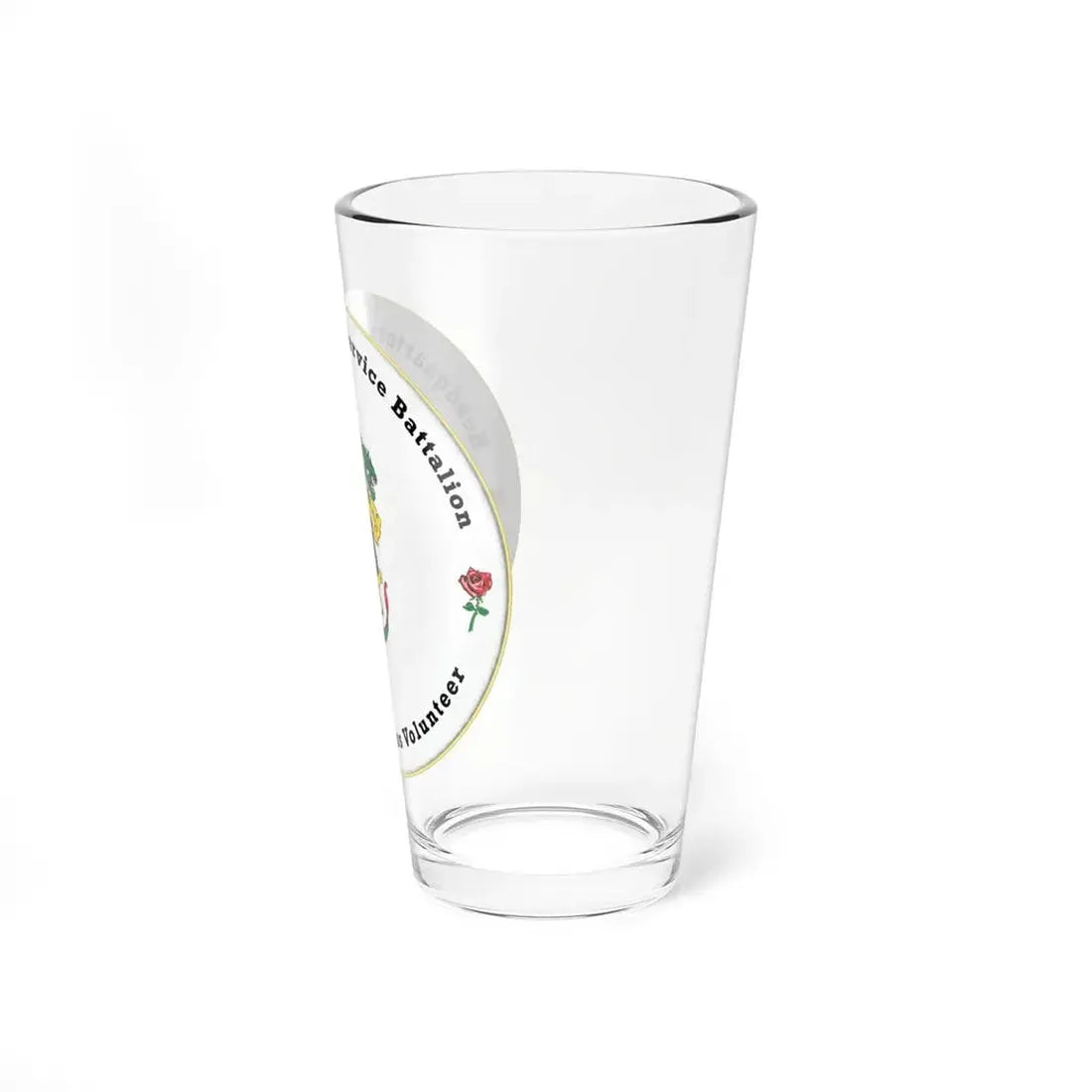 Headquarters And Service Battalion Family Readiness Volunteer (USMC) Pint Glass 16oz - Go Mug Yourself