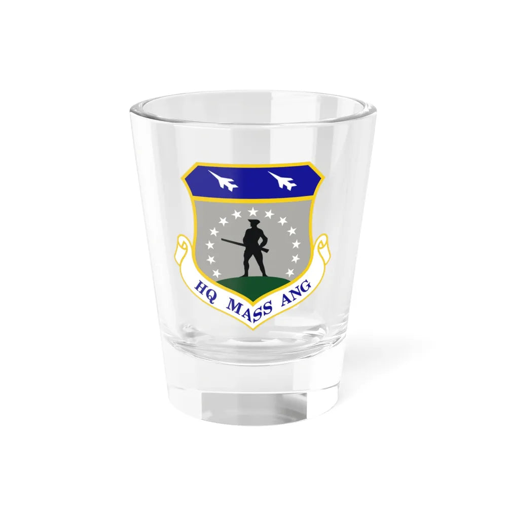 Headquarters Massachusetts Air National Guard (U.S. Air Force) Shot Glass 1.5oz 1.5oz - Go Mug Yourself