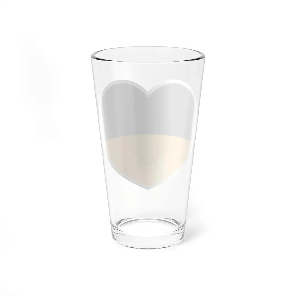 Heart Flag of Austrian Empire - Pint Glass 16oz - Go Mug Yourself