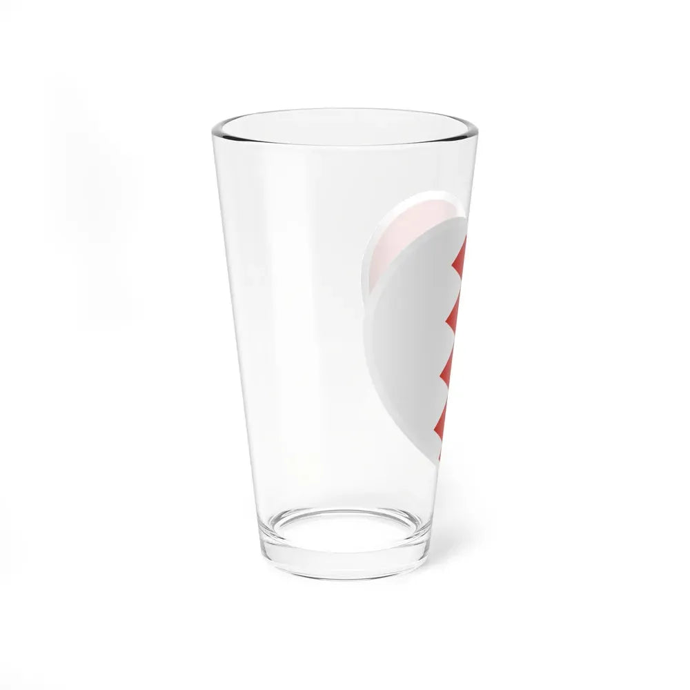 Heart Flag of Bahrain - Pint Glass 16oz - Go Mug Yourself