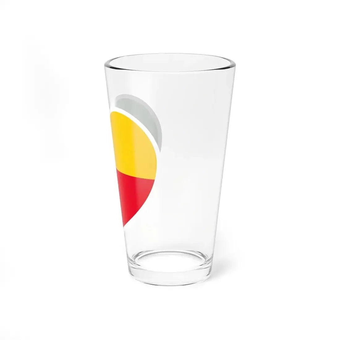 Heart Flag of Benin - Pint Glass 16oz - Go Mug Yourself