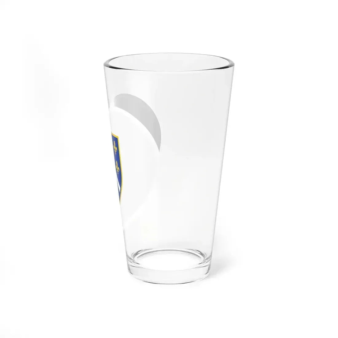 Heart Flag of Bosnia and Herzegovina 1992-1998 - Pint Glass 16oz - Go Mug Yourself
