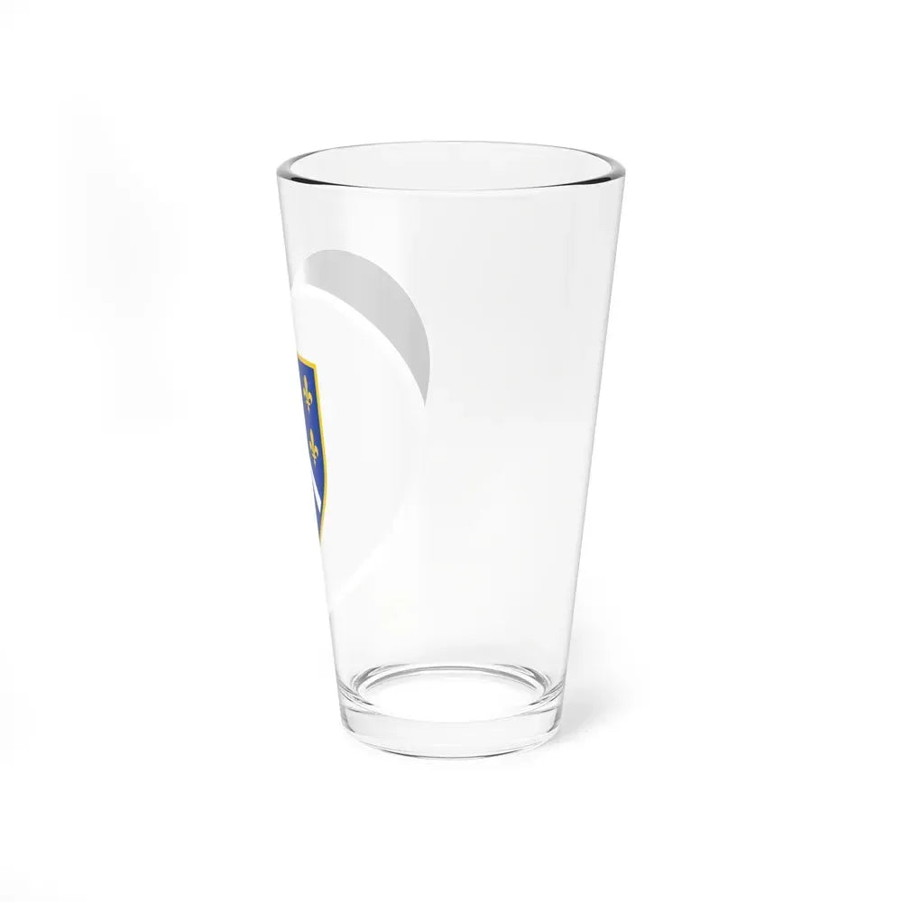 Heart Flag of Bosnia and Herzegovina 1992-1998 - Pint Glass 16oz - Go Mug Yourself
